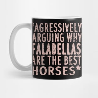 Falabella horse horse breed show jumping saddle Mug